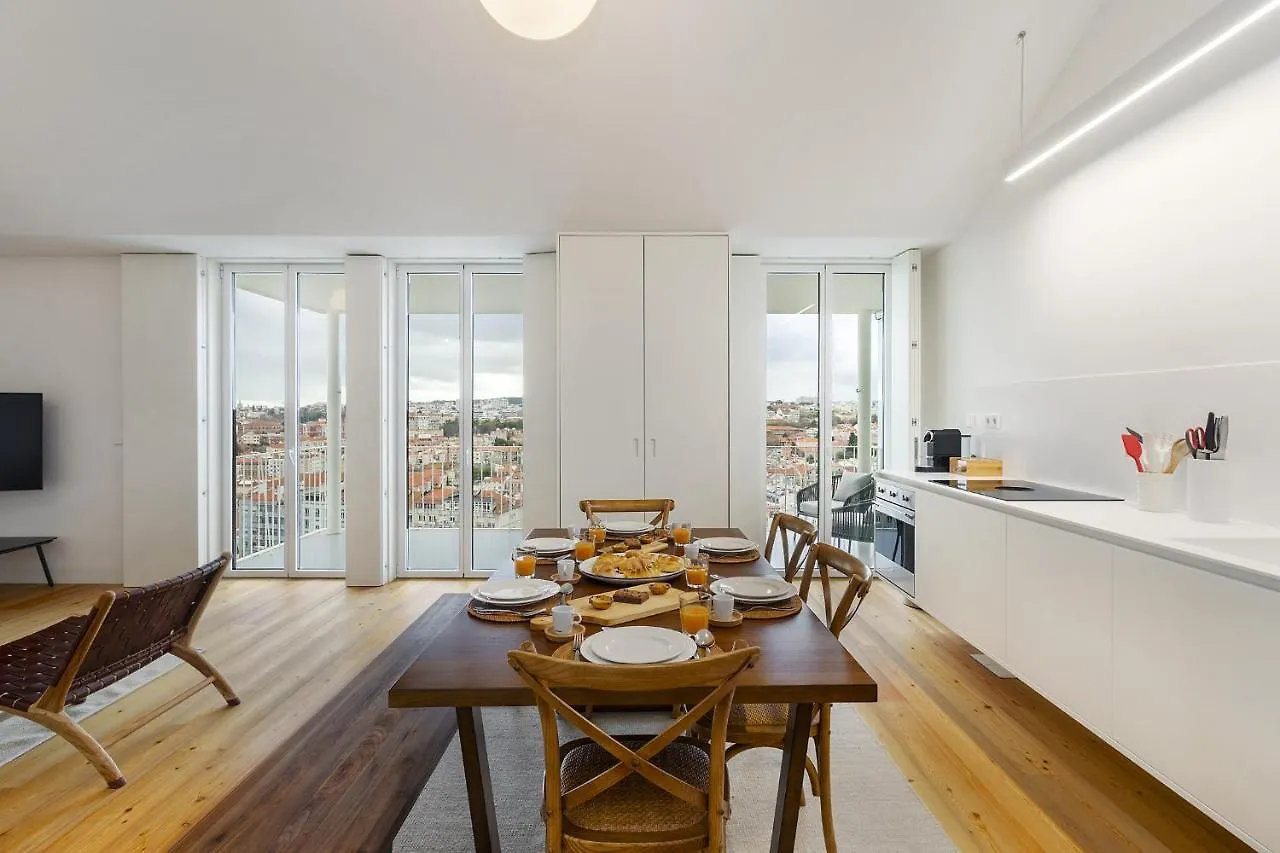 Whome City View Penthouse Luxurious Living In Lisbon With Ac & Elevator 0*,