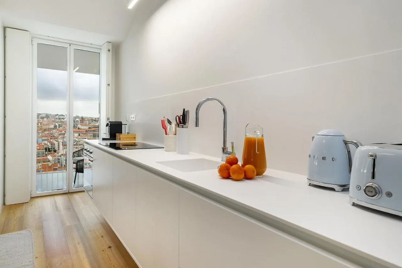 Appartamento Whome City View Penthouse Luxurious Living In Lisbon With Ac & Elevator