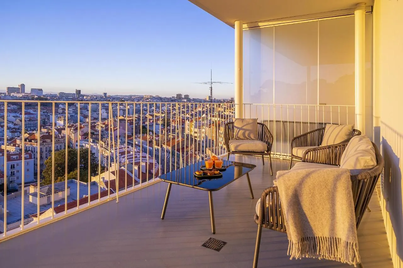 Whome City View Penthouse Luxurious Living In Lisbon With Ac & Elevator